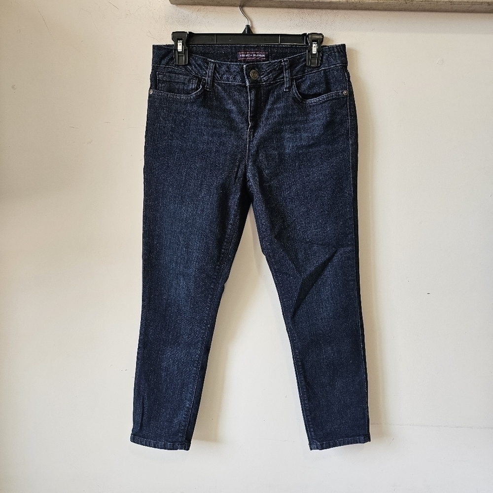 Tommy Hilfiger Darkwash Slim Crop Jeans Sz. 4 - Picture 3 of 10